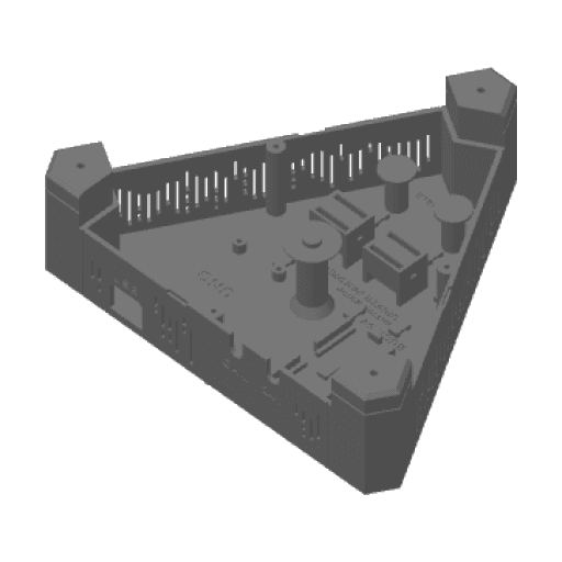 Plate 1 of 14: its parts laid out on the bed, as the slicer shows them.